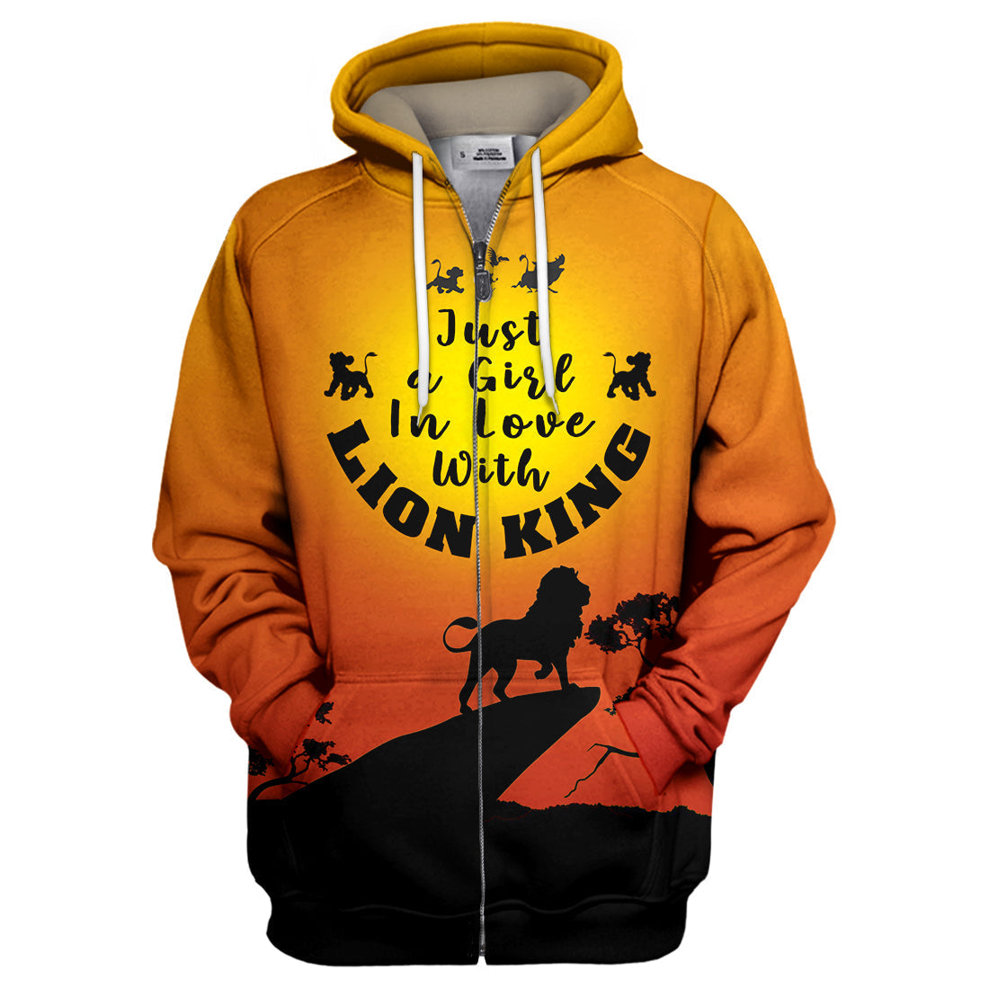 LK T-shirt 3D Print Just A Girl Love Lion King T-shirt Awesome DN Hoodie Sweater Tank