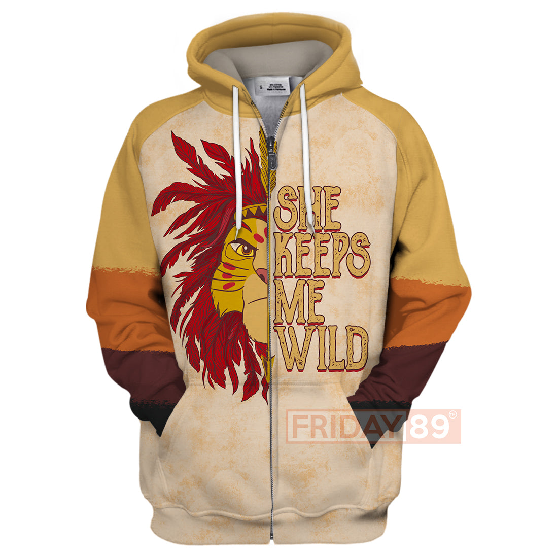 LK T-shirt Simba She Keeps Me Wild T-shirt DN LK Couple Hoodie Sweater Tank