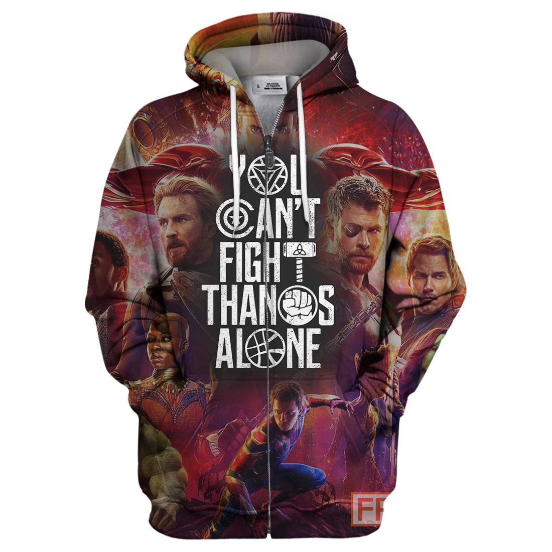 MV T-shirt You Can't Fight Thanos Alone T-shirt Awesome MV Hoodie Sweater Tank