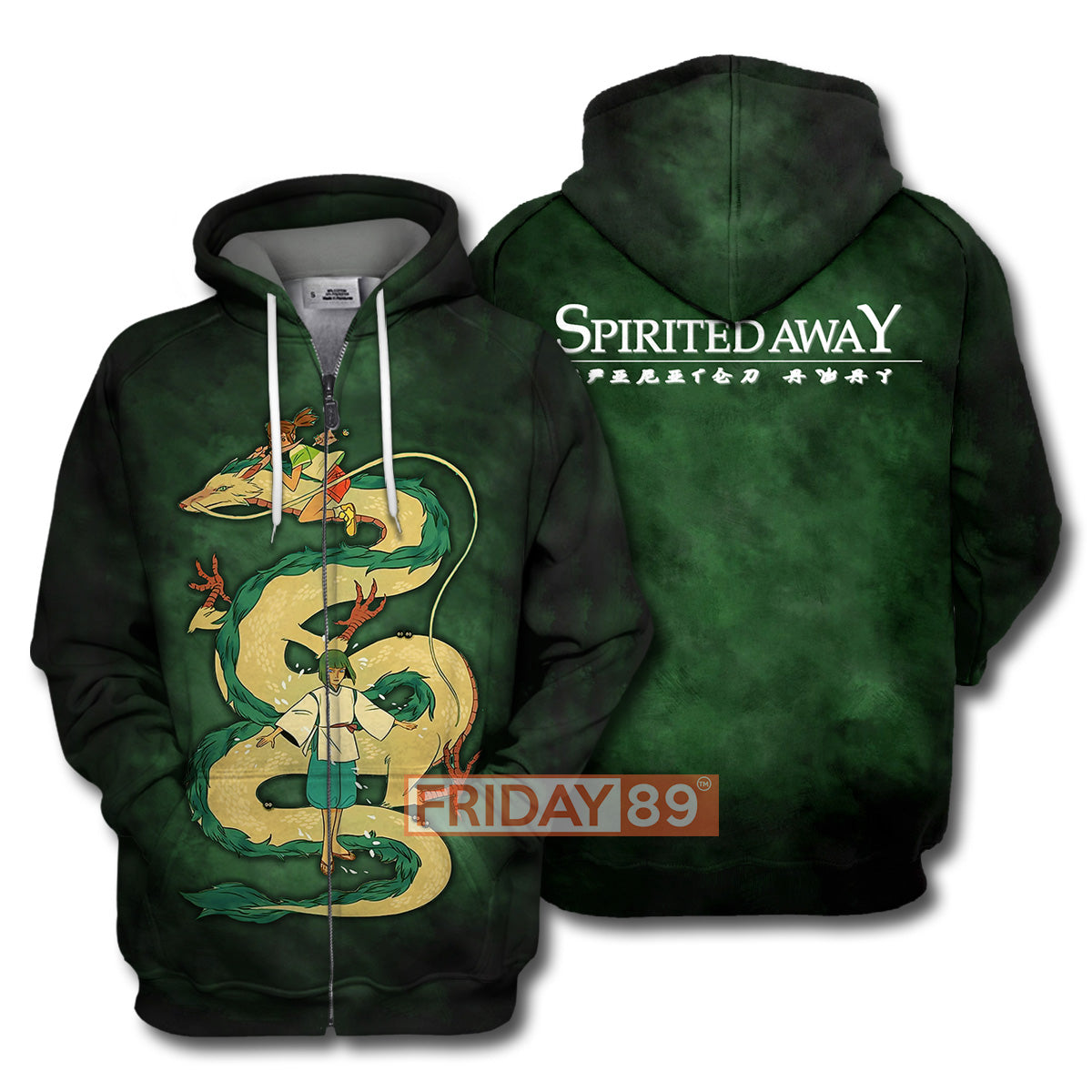 S.Ghibli Spirited Away Hoodie S.Ghibli Spirited Away Chihiro Hako Dragon T-shirt S.Ghibli Spirited Away Shirt Sweater Tank