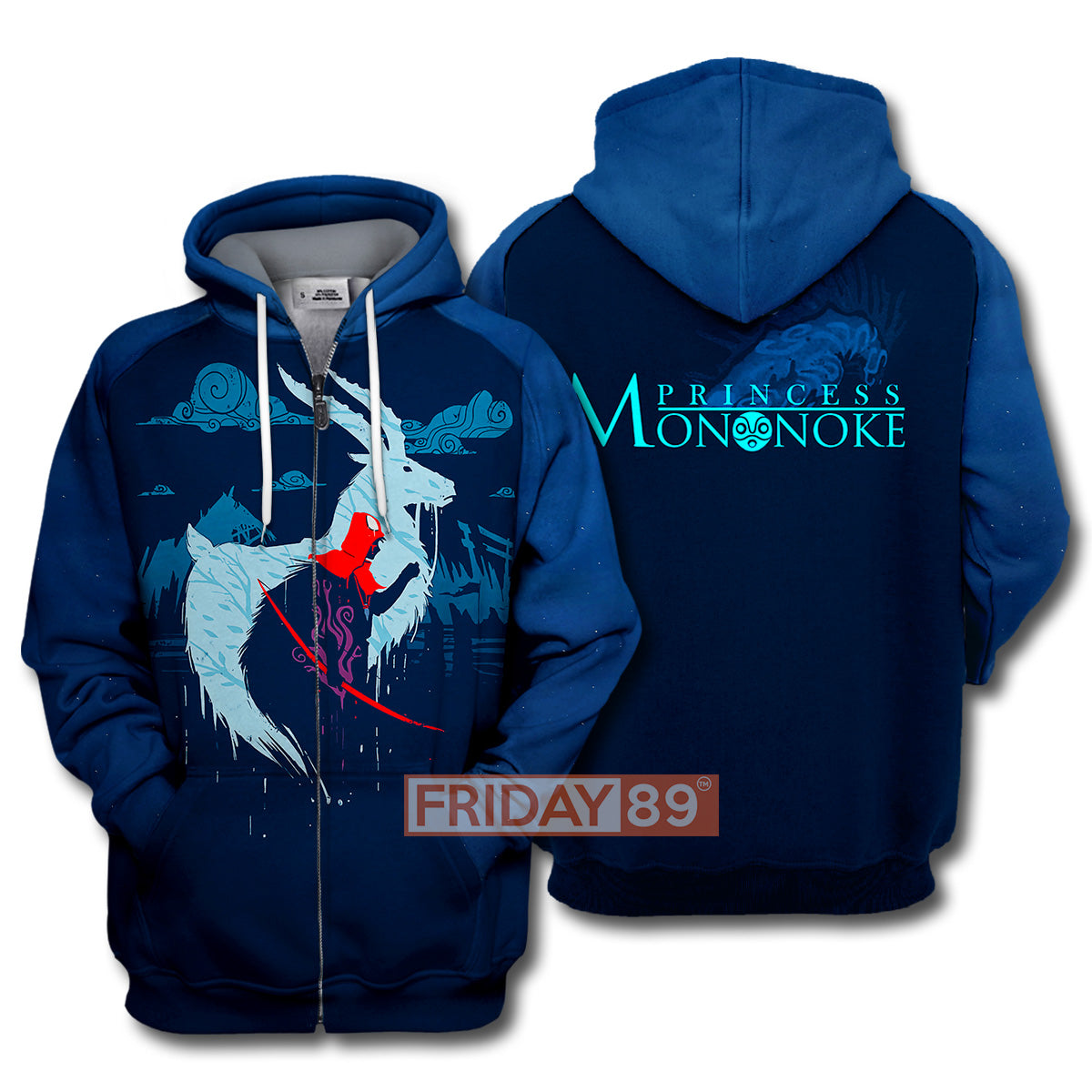 S.Ghibli Hoodie S.Ghibli Couple Princess Mononoke Ashitaka Art 3D T-shirt Awesome High Quality S.Ghibli Shirt Sweater Tank