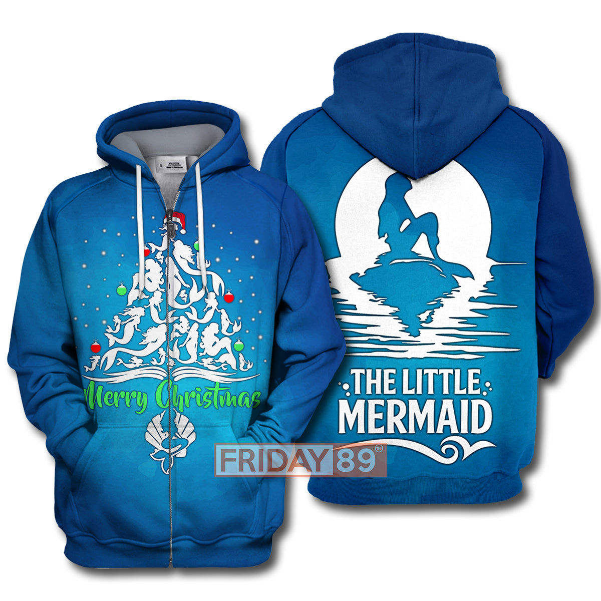 TLM T-shirt Mermaid Christmas Tree T-shirt Awesome DN Hoodie Sweater Tank