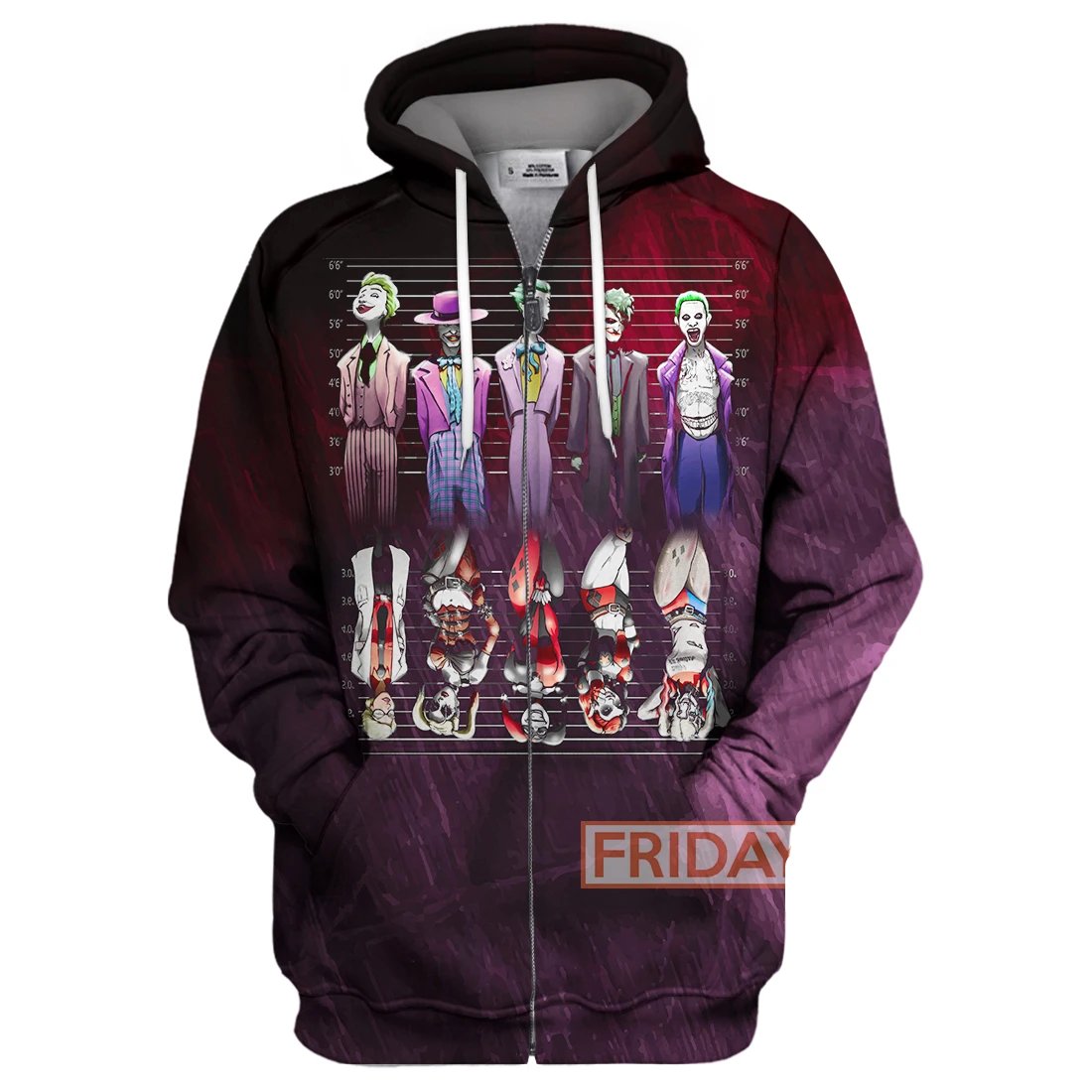DC Hoodie Joker and Harley Quinn Shirt Amazing High Quality DC Shirt Sweater Tank