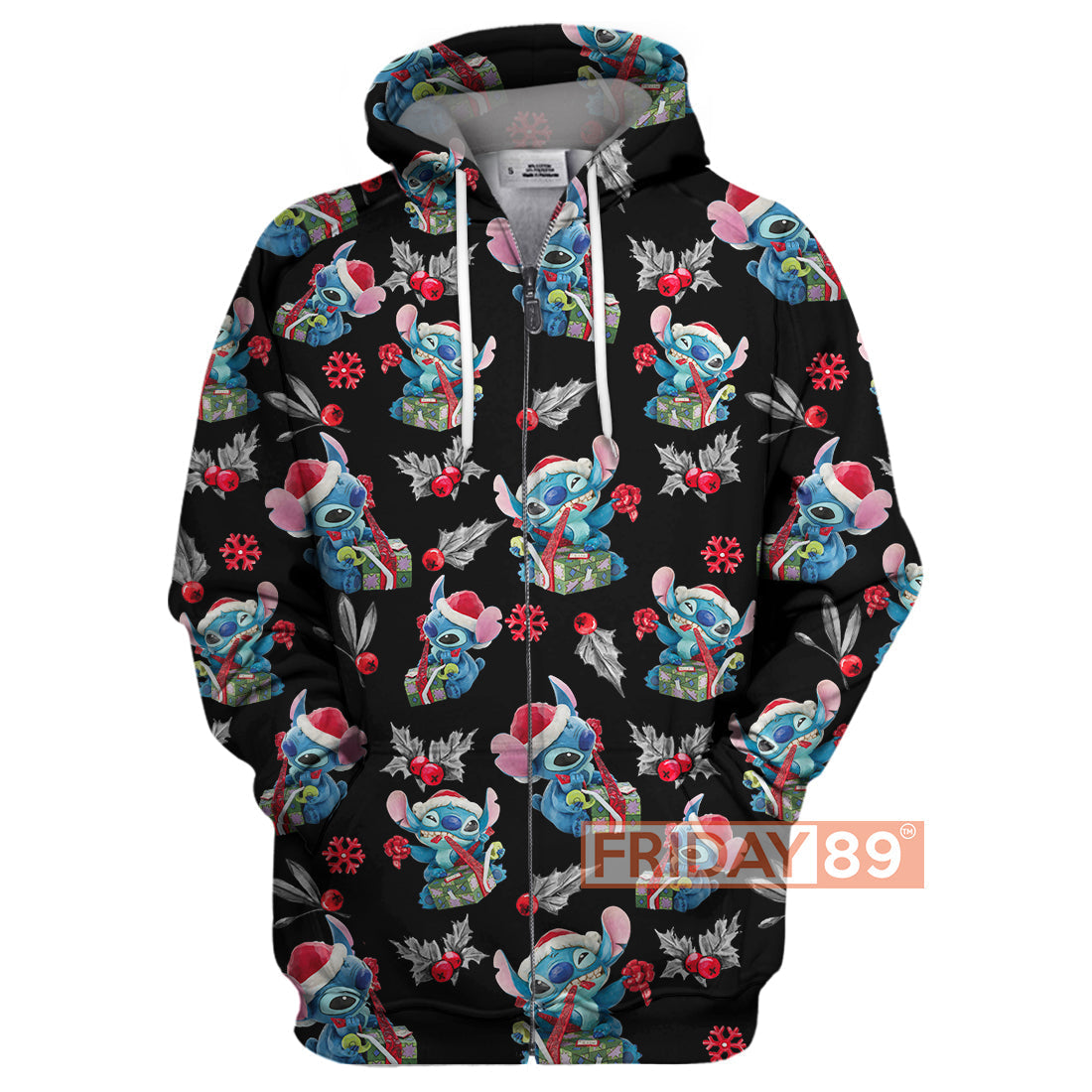 Stitch T-shirt Stitch Merry Christmas T-shirt High Quality DN Hoodie Sweater Tank