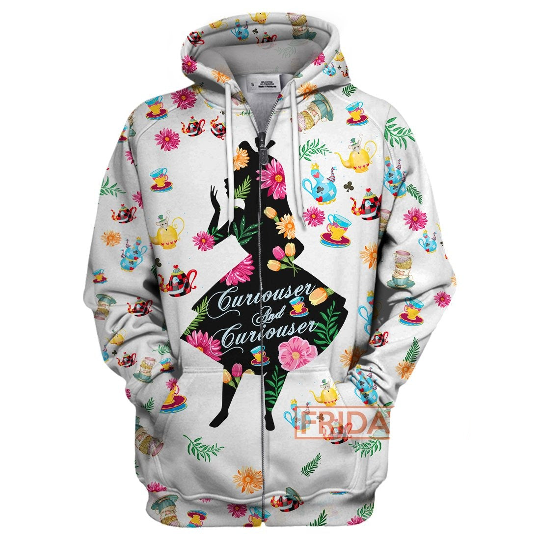 AIW T-shirt DN AIW Curiouser Beauty Floral Pattern T-shirt Amazing High Quality DN Hoodie Sweater Tank