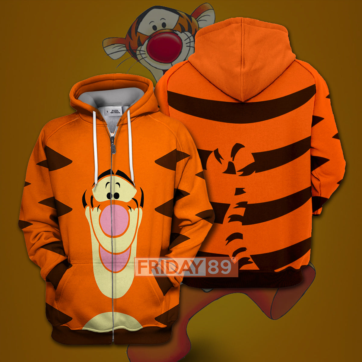 WTP T-shirt Tigger Winnie-the-pooh 3D Print T-shirt Cute High Quality DN Hoodie Sweater Tank