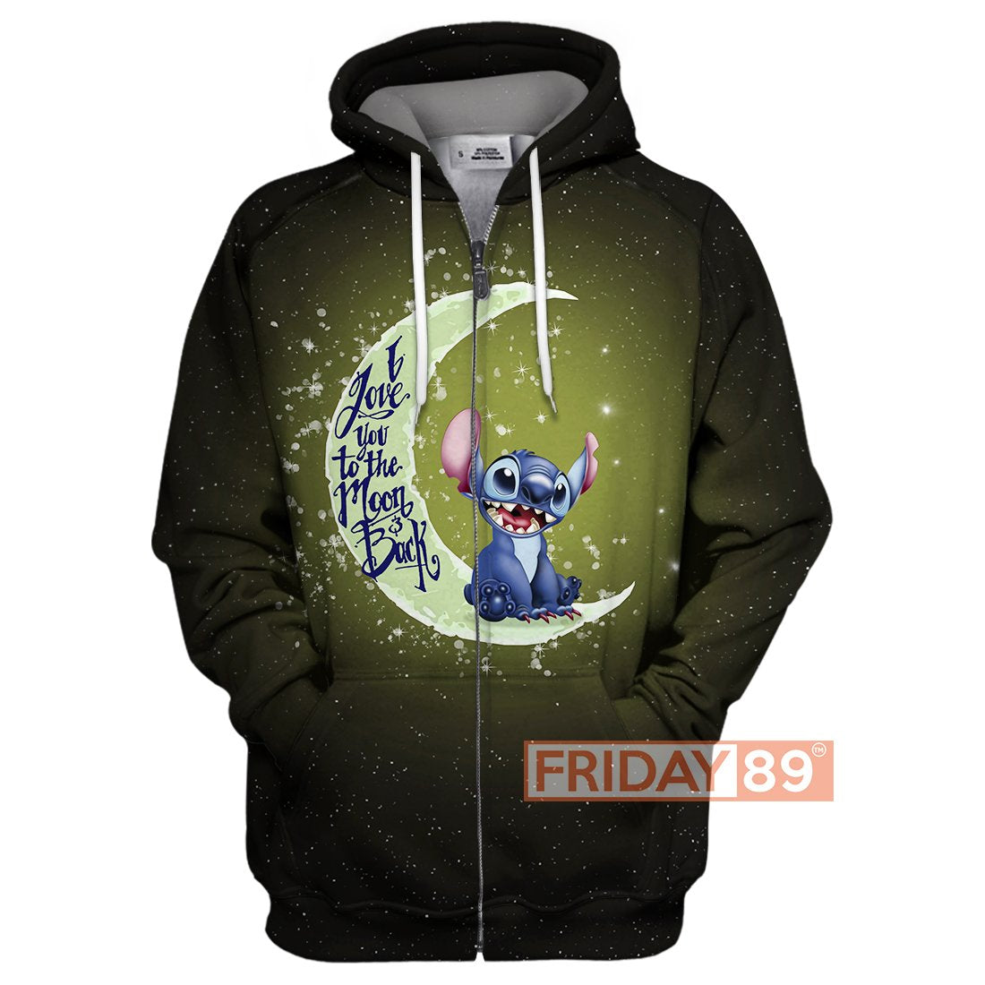 Stitch T-shirt I Love You To The Moon And Back T-shirt Hoodie