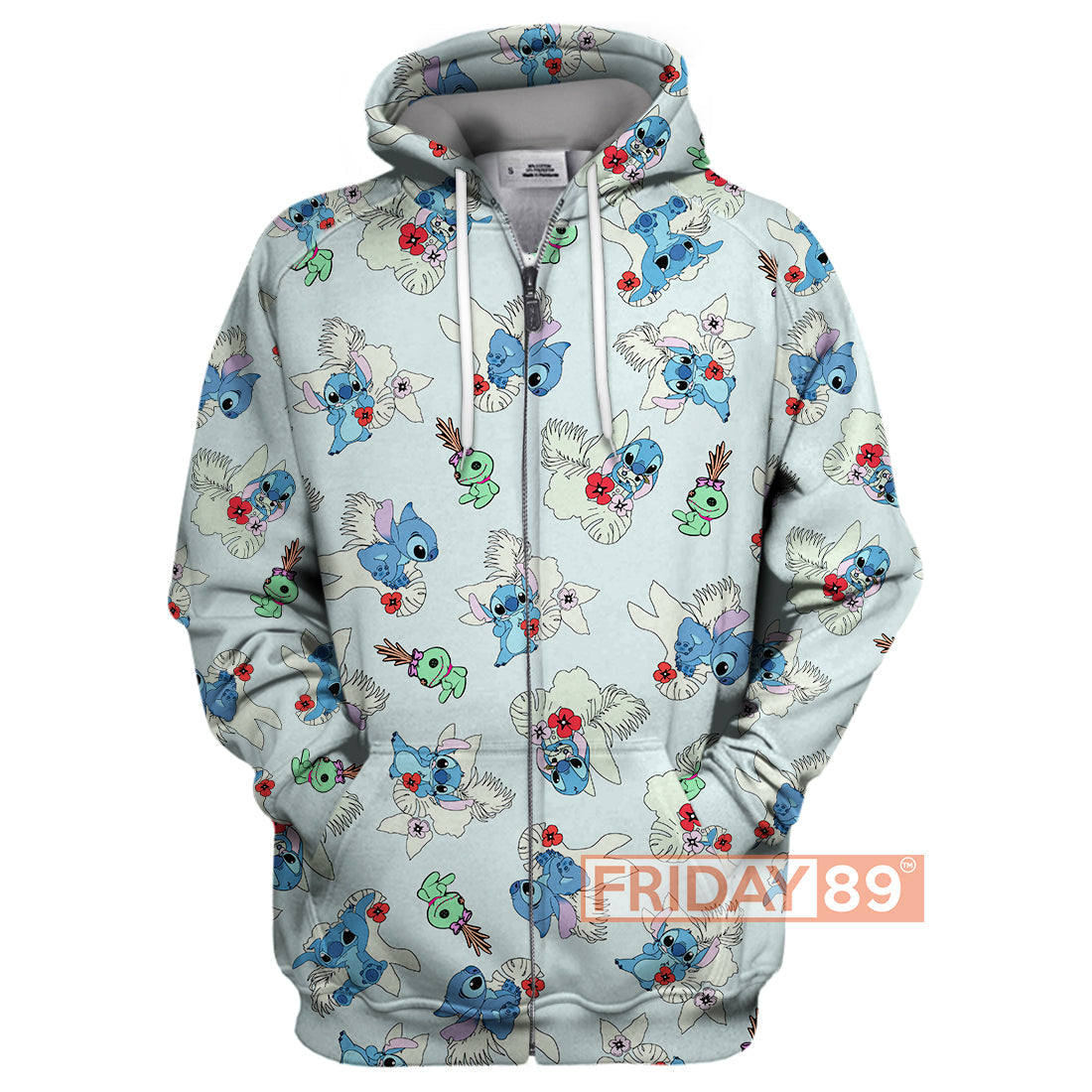 Stitch T-shirt LILO & STITCH SCRUMP FLORAL 3D Print T-shirt Amazing DN Hoodie Sweater Tank