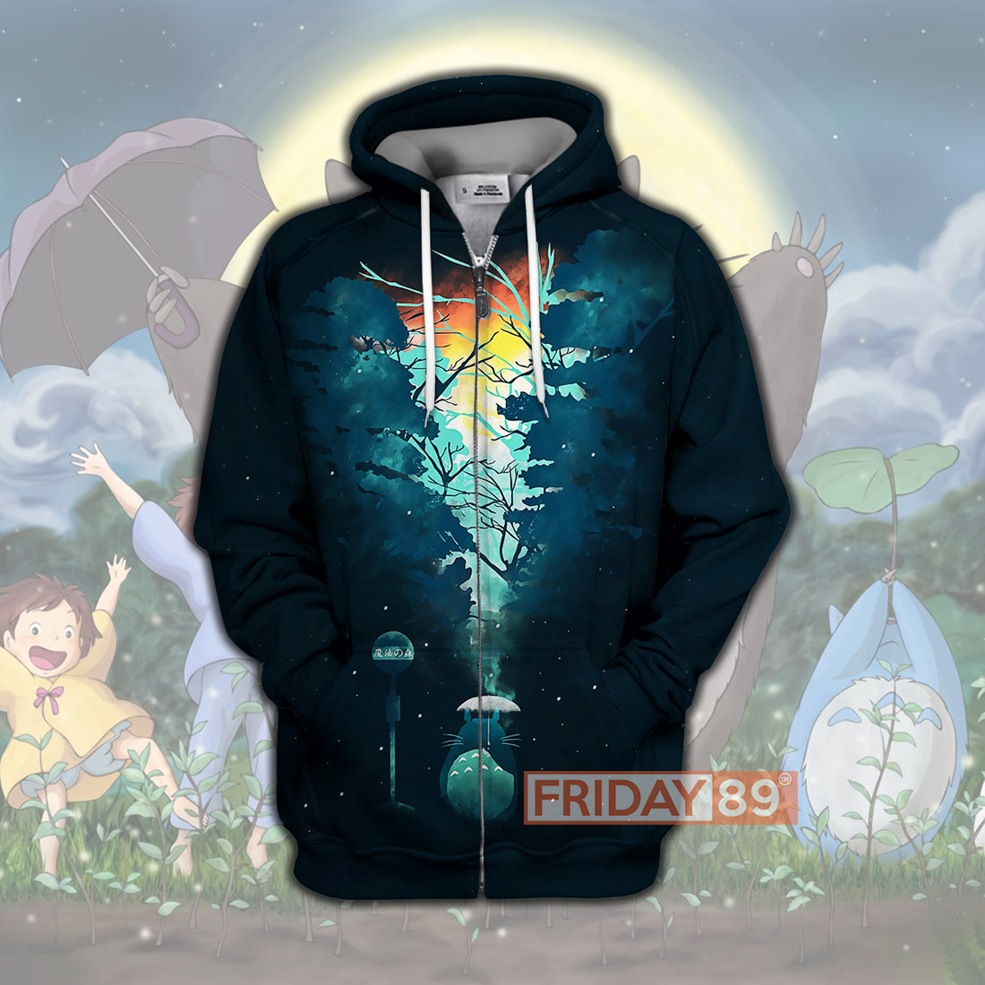 S.Ghibli Hoodie Walk In The Totoro Forest 3D Print T-shirt Awesome High Quality S.Ghibli Totoro T-shirt Sweater Tank