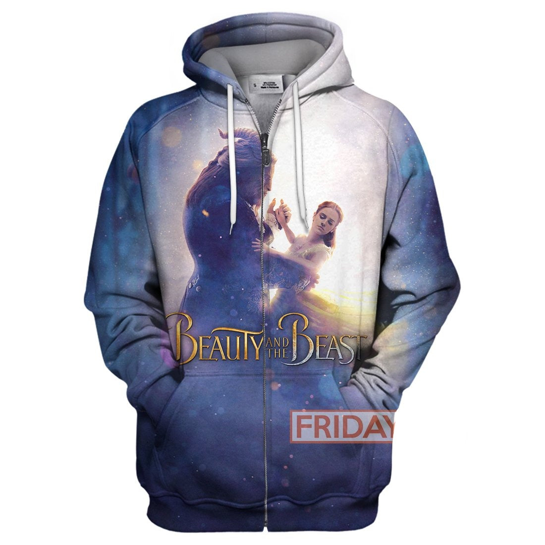 Beauty & The Beast T-shirt Beauty & The Beast Movie Live-action 3D Print T-shirt Awesome DN Hoodie Sweater Tank