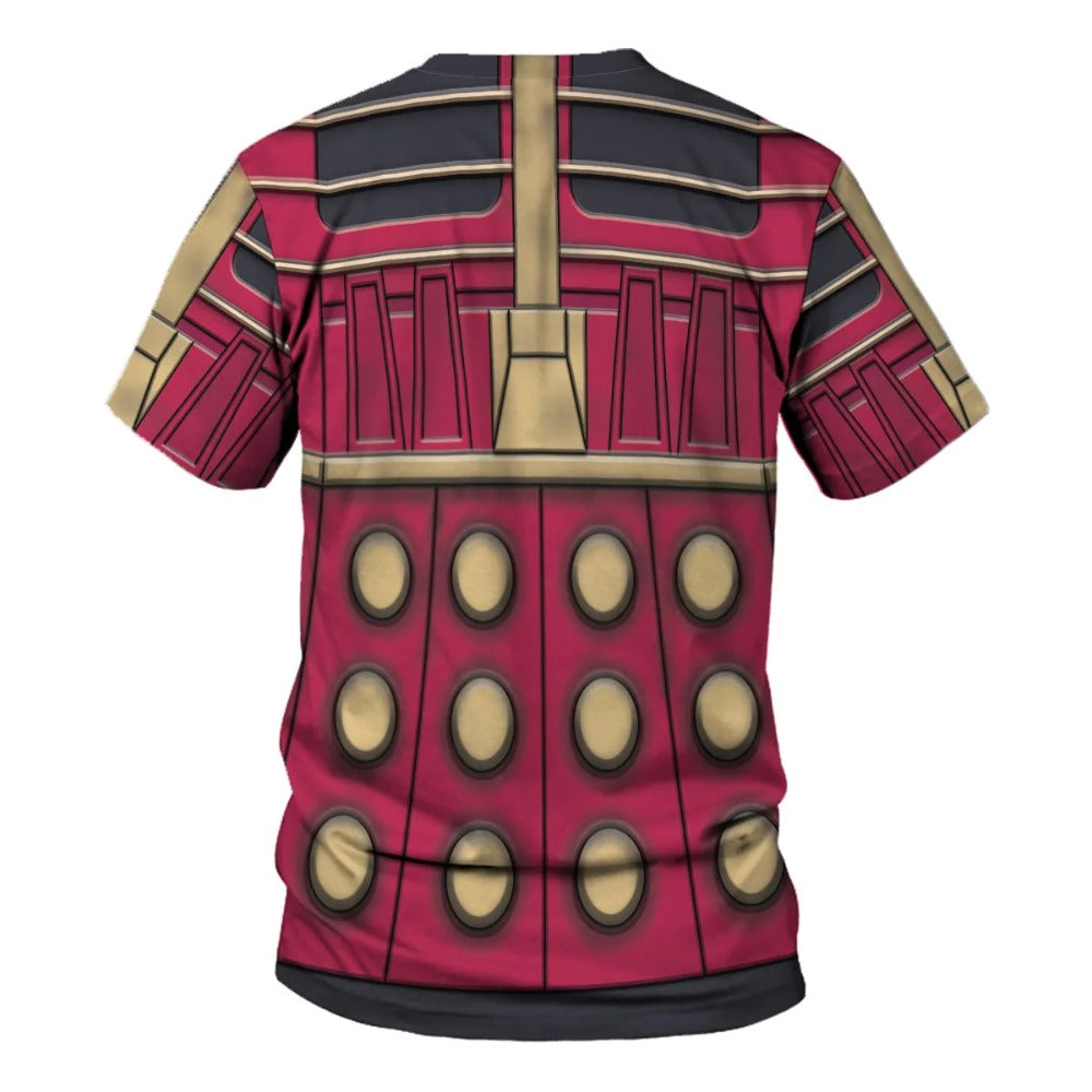 Doctor Who Hoodie Doctor Who Dalek Supreme Costume T-Shirt Red Unisex - Trendy Gift For Men & Women