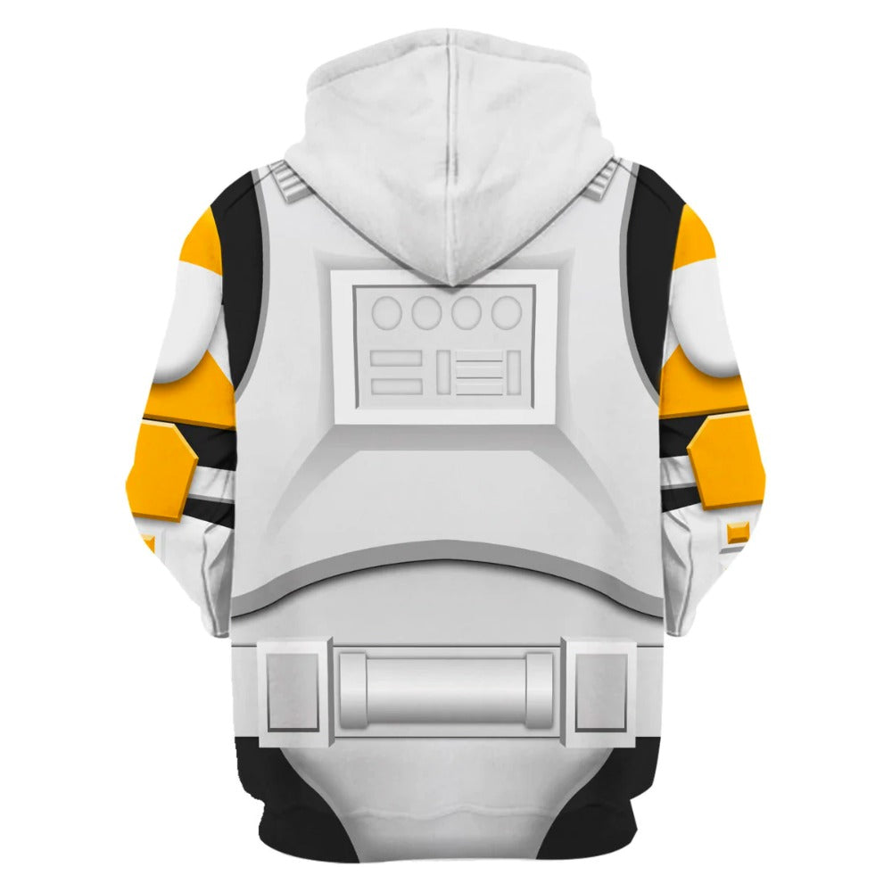 Starwars Hoodie Clone Trooper 212Th Attack Battalion Starwars Cosplay T-Shirt White Orange Unisex Adults - Trendy Gift For Men & Women