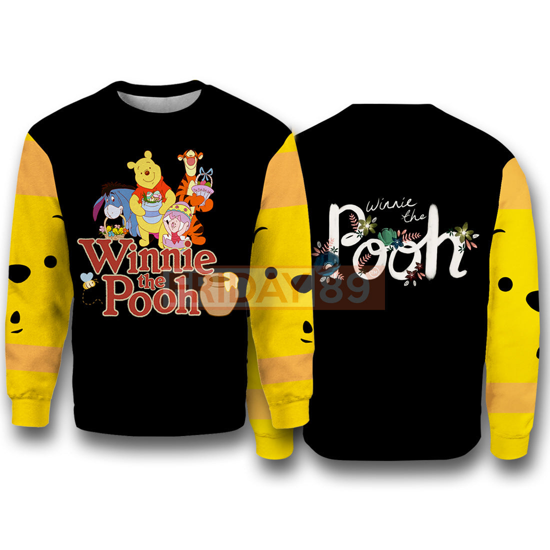 WTP T-shirt Winnie-the-Pooh and Friends Tigger Eeyore Piglet Cartoon 3D T-shirt DN Hoodie Sweater Tank