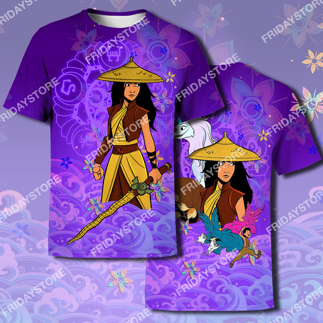 DN T-shirt Princess And The Last Dragon T-shirt Awesome High Quality DN Shirt Sweater Tank