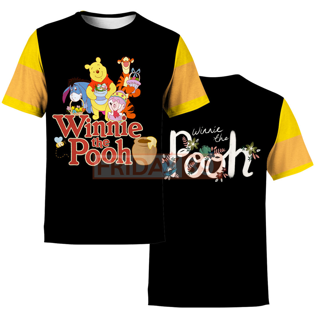 WTP T-shirt Winnie-the-Pooh and Friends Tigger Eeyore Piglet Cartoon 3D T-shirt DN Hoodie Sweater Tank
