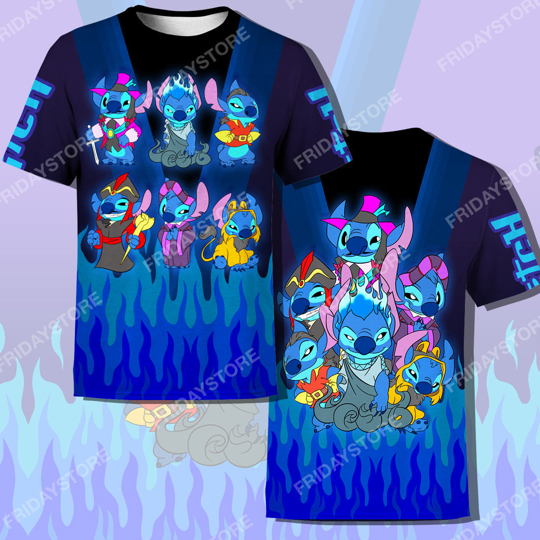 LAS T-shirt Stitch DN Villains Emotion T-shirt Amazing Cool DN Stitch Hoodie Sweater Tank