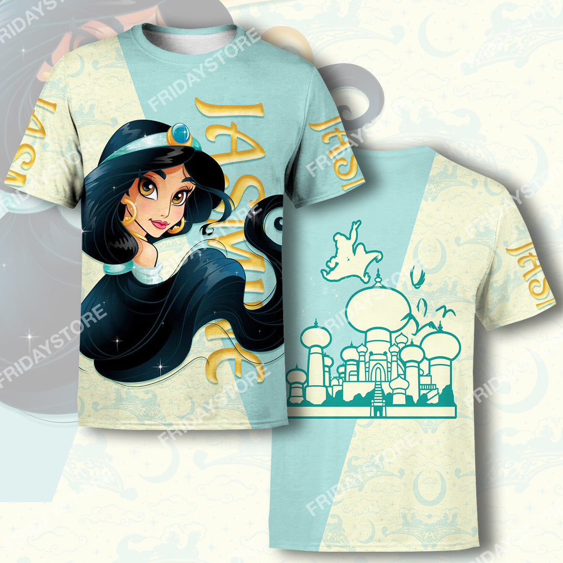 DN T-shirt Jasmine Aladdin Couple T-shirt Awesome DN Aladdin Hoodie Shirt Sweater Tank