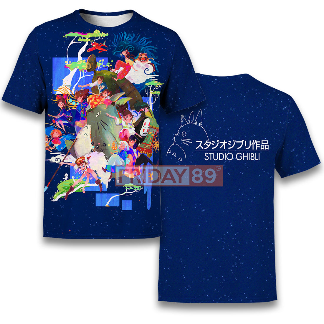 S.Ghibli Hoodie SG S.Ghibli Japan Anime All Characters Chibi T-shirt Cute S.Ghibli Hoodie Sweater Tank