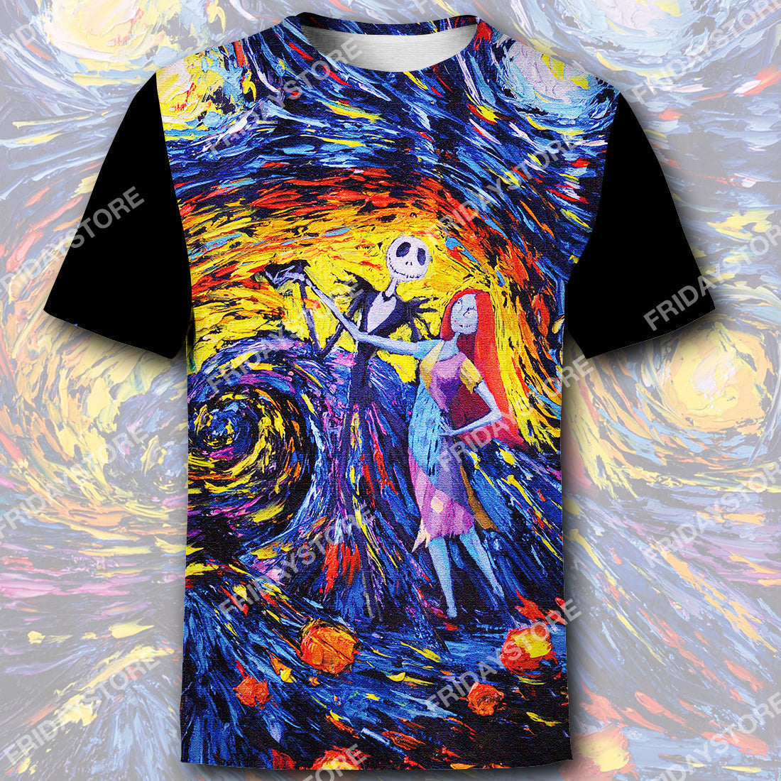 TNBC T-shirt Starry Night Jack And Sally T-shirt Hoodie Amazing DN TNBC Sweate Tank Hoodie Jack Skellington Apparel 2026