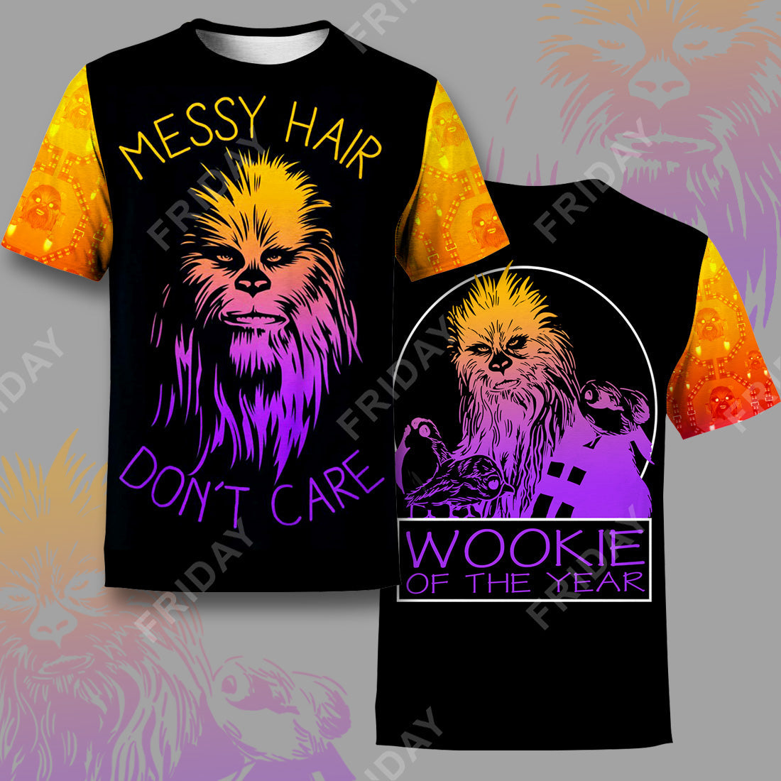SW T-shirt Chew Messy Hair Don't Care 3D Print T-shirt Awesome High Quality SW Hoodie Sweater Tank 2026