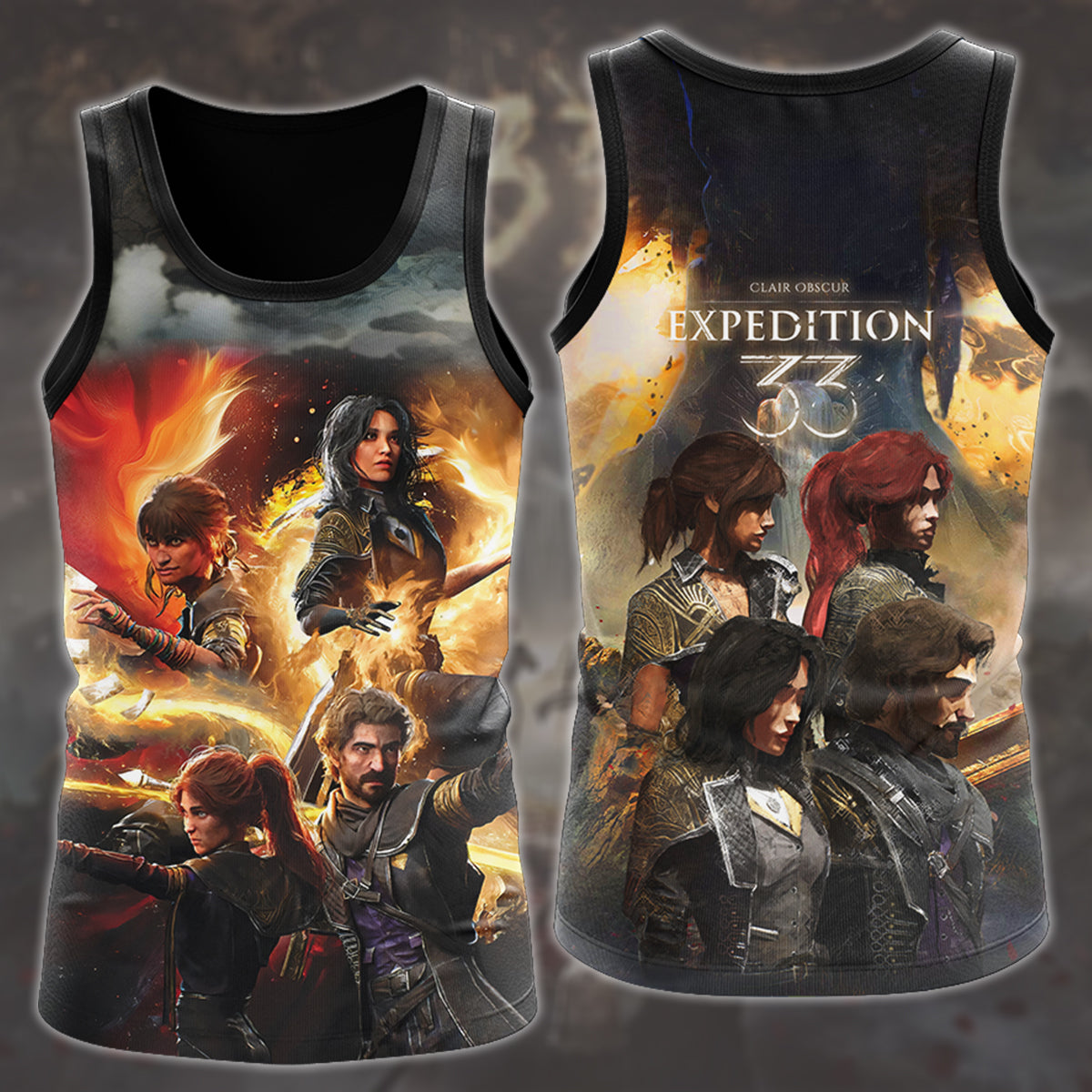 Clair Obscur: Expedition 33 Video Game All Over Printed T-shirt Tank Top Zip Hoodie Pullover Hoodie Hawaiian Shirt Beach Shorts Joggers