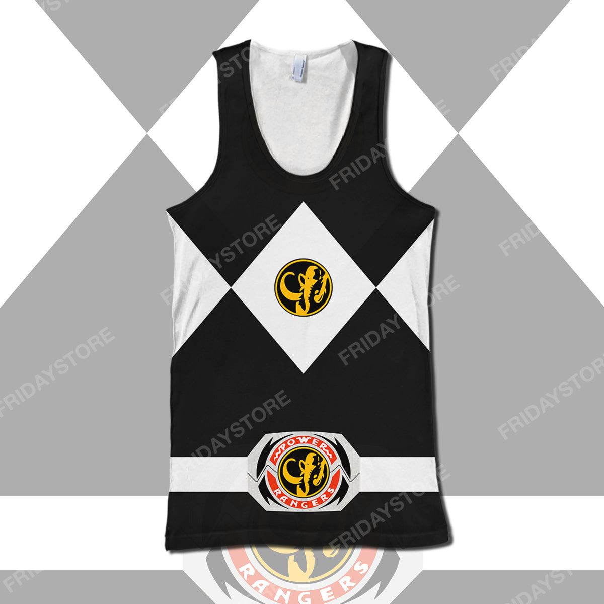 Power Ranger T-shirt Black Power Ranger Costume T-shirt High Quality Power Ranger Hoodie Sweater Tank 2024