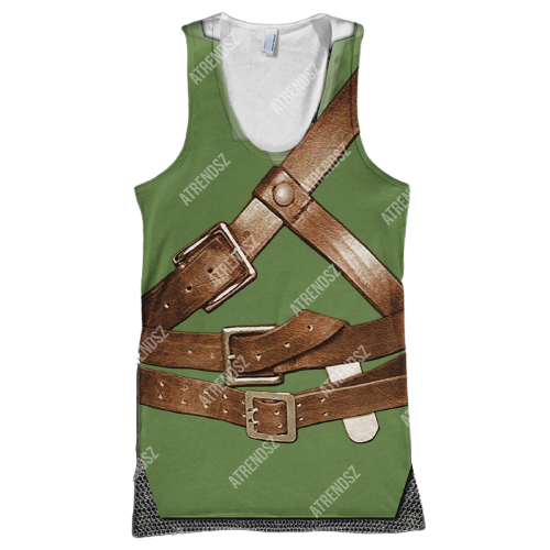 Legend Of Zelda Link Shirt Link Green Top Costume T-shirt Link Costume Hoodie Sweater Tank