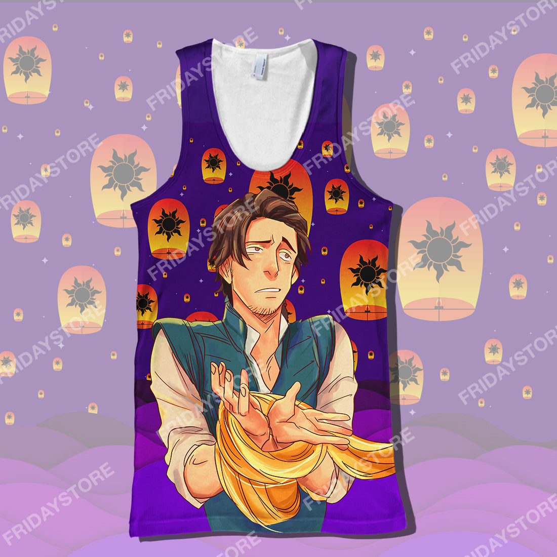DN Rapunzel T-shirt DN Tangled Flynn Couple Silhouette T-shirt Flynn Hoodie Apparel Awesome DN Tangled Hoodie Sweater Tank