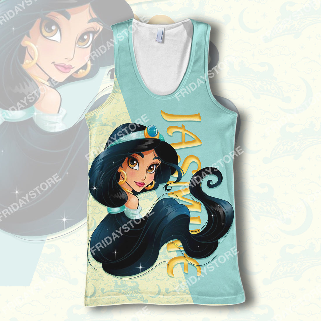 DN T-shirt Jasmine Aladdin Couple T-shirt Awesome DN Aladdin Hoodie Shirt Sweater Tank