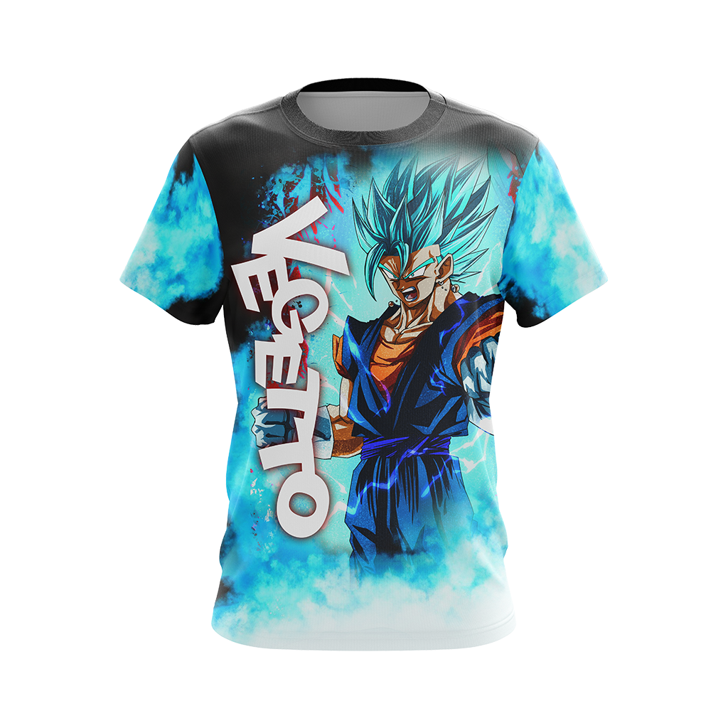 Dragon Ball Z T-shirt Vegetto Glowing Blue T-shirt Dragon Ball Z Hoodie