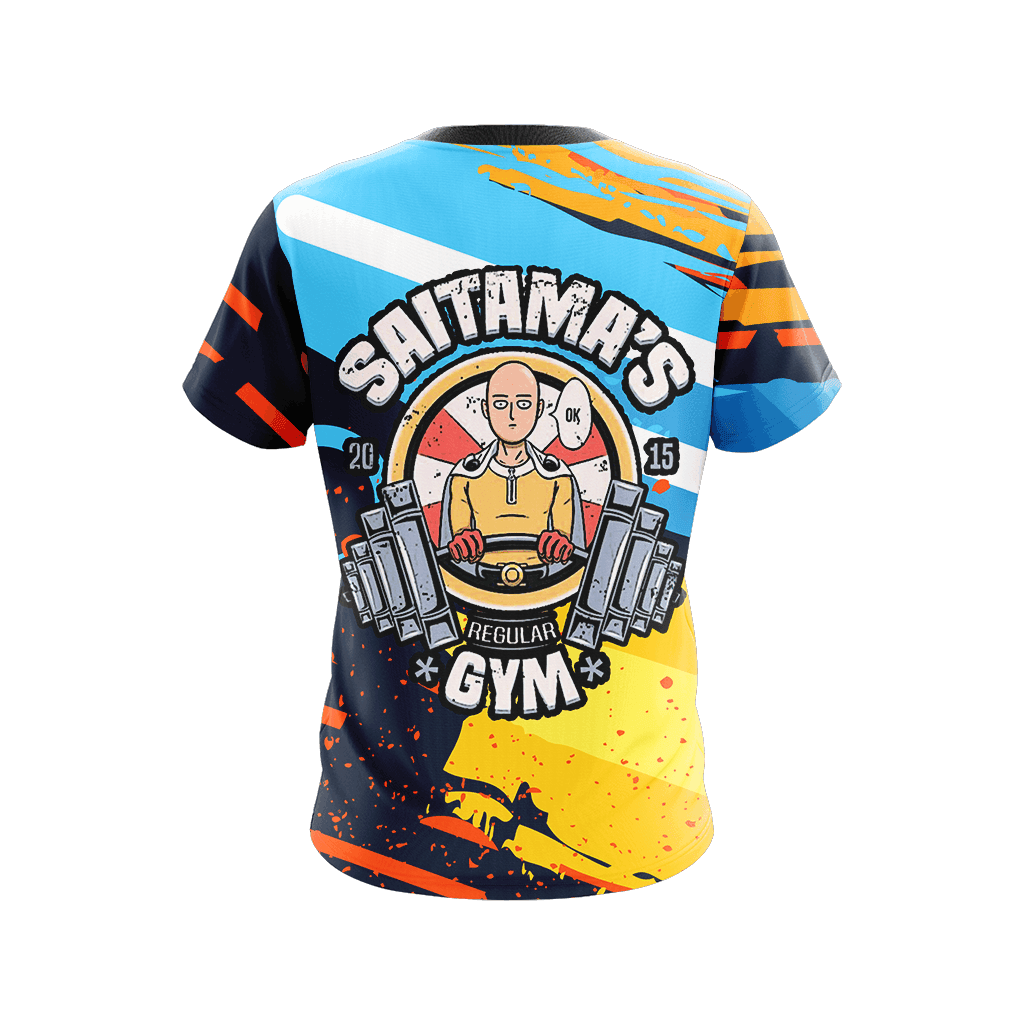One Punch Man Hoodie Saitama's Regular Gym Graphic T-shirt Colorful Unisex
