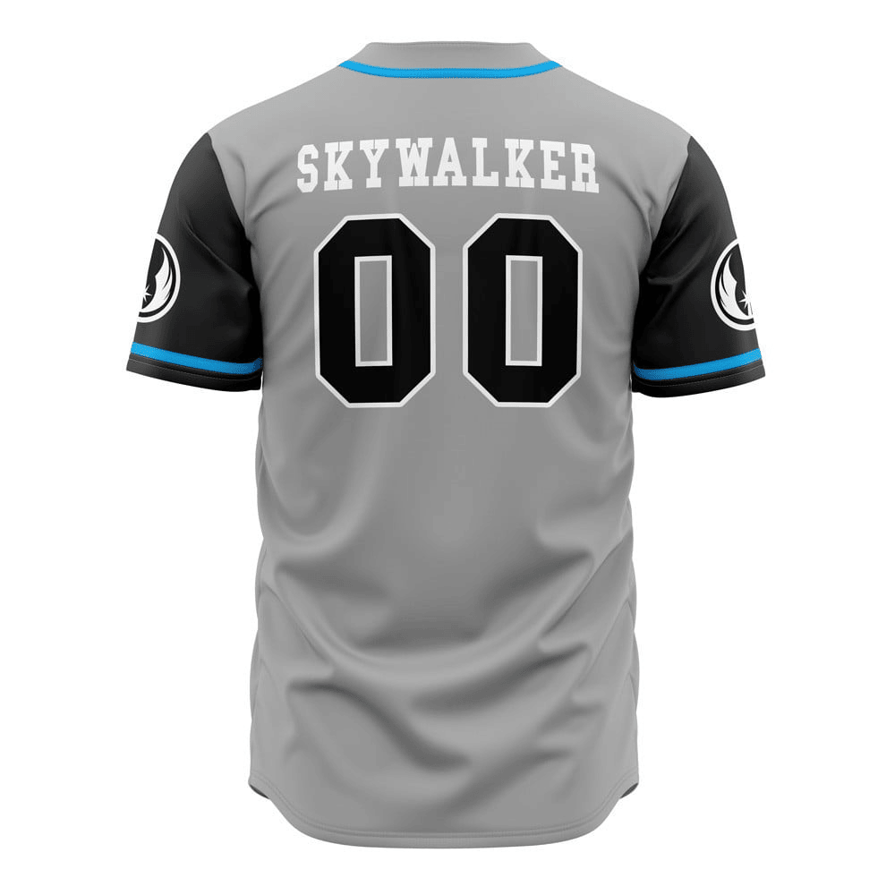 Star Wars Jersey Jedi Skywalker Star Wars Jedi Order Grey Black Jersey Shirt Baseball for Men