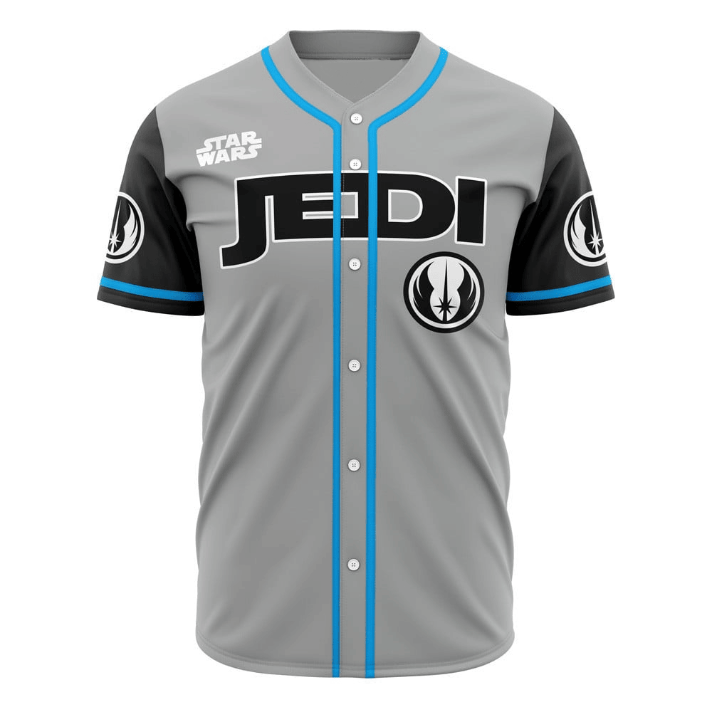 Star Wars Jersey Jedi Skywalker Star Wars Jedi Order Grey Black Jersey Shirt Baseball for Men