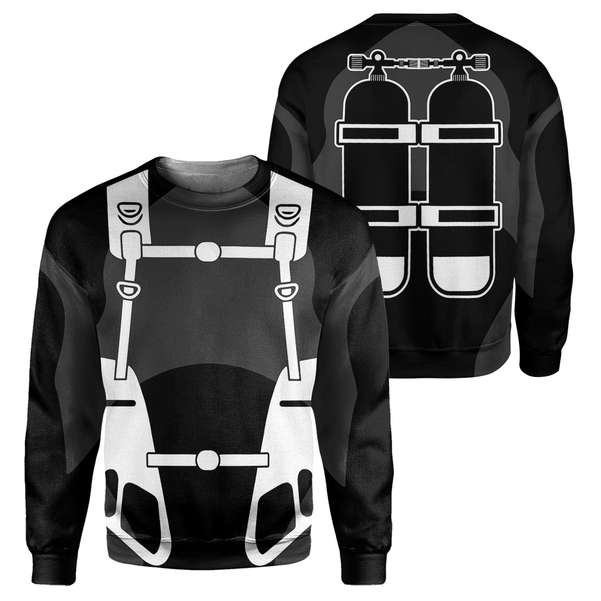 Scuba Diving Costume- All Over Printed Shirt