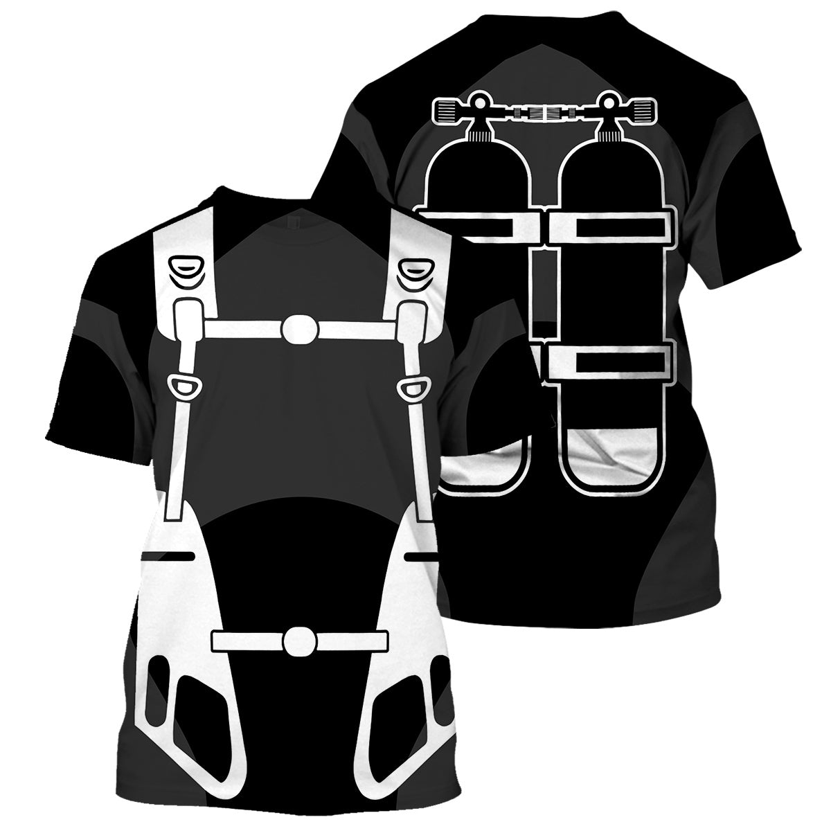 Scuba Diving Costume- All Over Printed Shirt