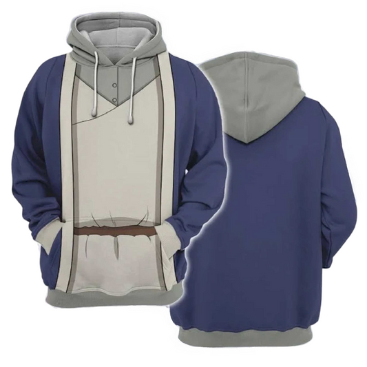 Delicious In Dungeon Hoodie Touden Falin Dress Costume Hoodie Blue Unisex - Cozy Hoodie For Cold Weather