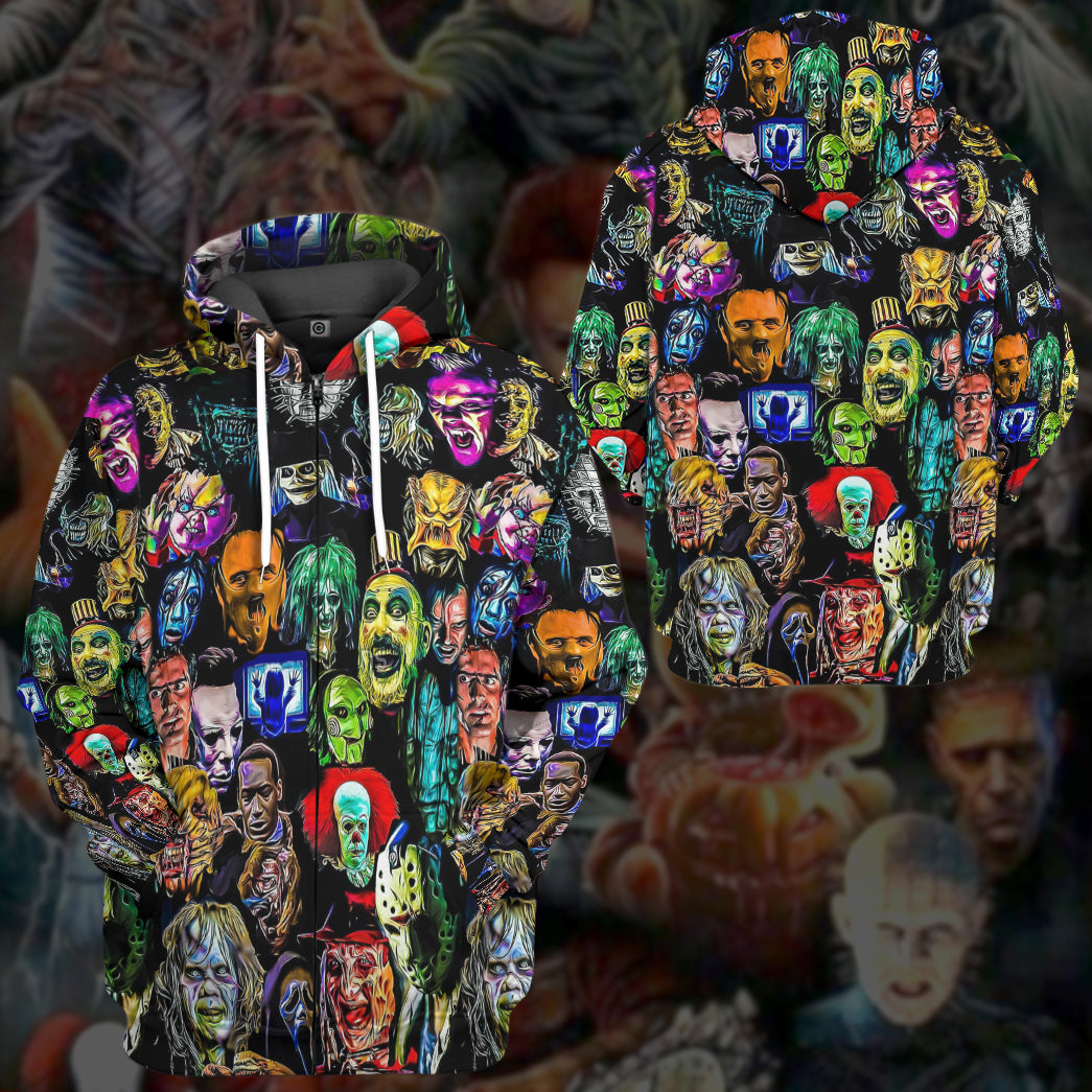  Horror Collection Characters Custom Hoodie Tshirt Apparel