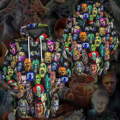  Horror Collection Characters Custom Hoodie Tshirt Apparel