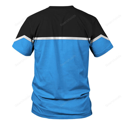 SaTr Dress Uniform Science Division T-Shirt