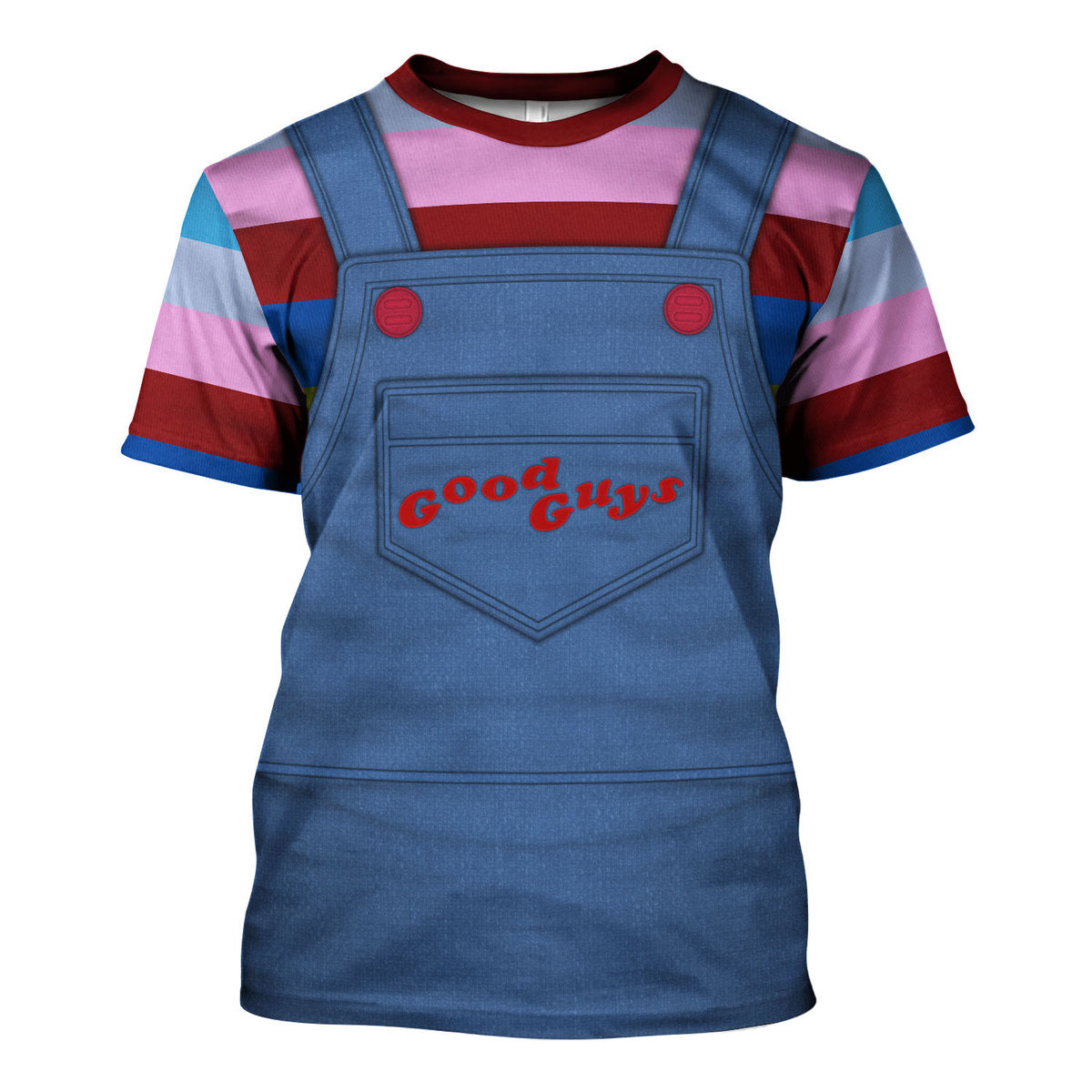 Chucky Costume Hoodie Child'S Play Character Chucky Costume T-Shirt Colorful Unisex Adults - Trendy Gift For Men & Women