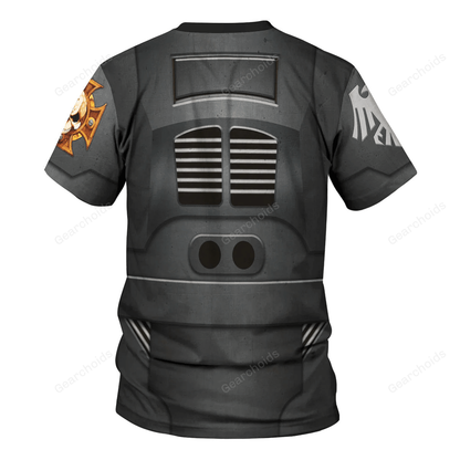 Raven Guard Indomitus Pattern Terminator Armor - Costume Cosplay T-shirt CSWRH127