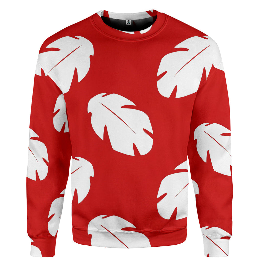  Lilo Hawaiian Floral Leaves Custom Tshirt Hoodie Apparel