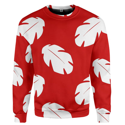  Lilo Hawaiian Floral Leaves Custom Tshirt Hoodie Apparel
