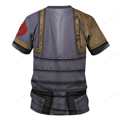 Pre-Heresy Space Wolf Legion In Mark II Crusade - Costume Cosplay T-shirt CSWRH152
