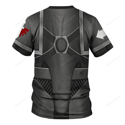 Pre-Heresy Dark Angels In Mark IV Maximus Power Armour - Costume Cosplay T-shirt CSWRH181