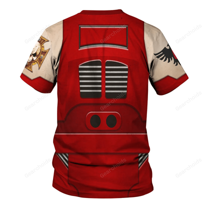 Warhammer Terminator Armor Blood Ravens - Costume Cosplay T-shirt CSWRH142