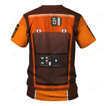 SaTr Space Suit SaTr Costume T-Shirt