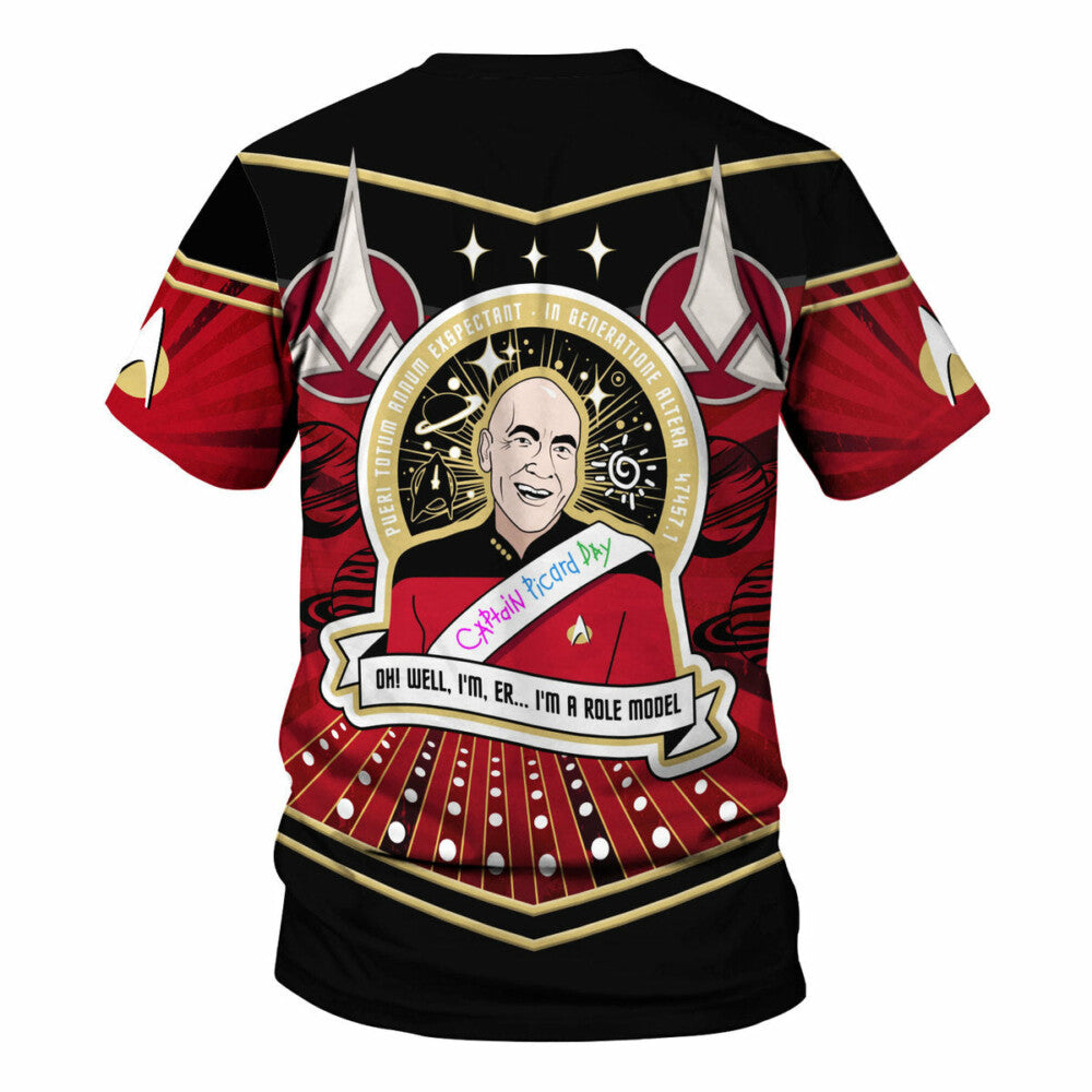 SaTr Captain Picard Day Cool T-Shirt