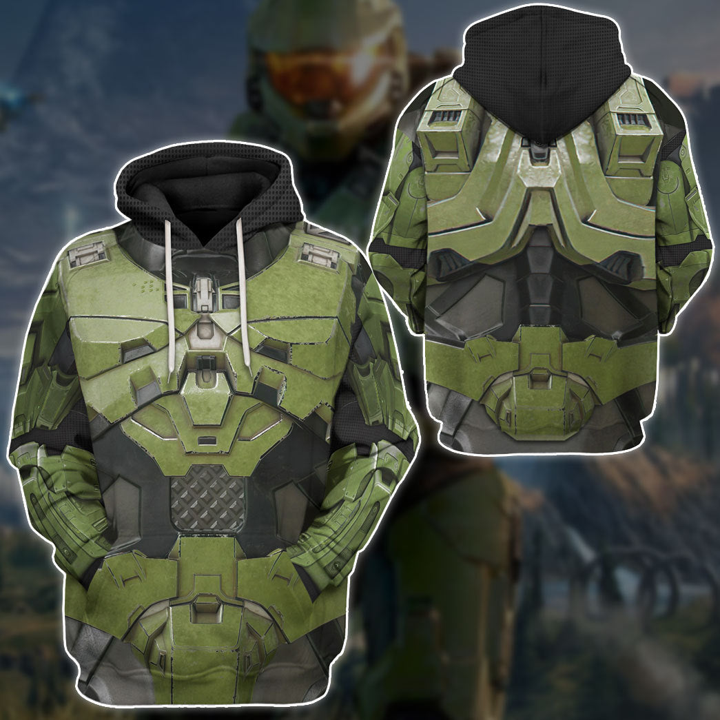  Halo Infinite Masterchief Cosplay Custom Tshirt Hoodie Apparel