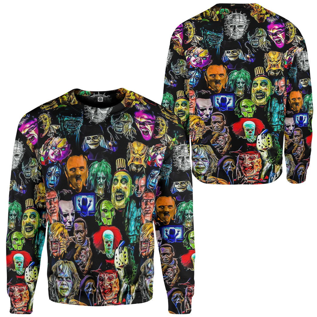  Horror Collection Characters Custom Hoodie Tshirt Apparel